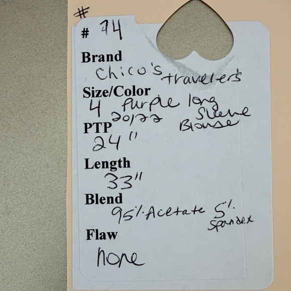 Chico's Travelers Size 4 (20/22) Pink and Black Floral Button-Down Shirt - Picture 11 of 11